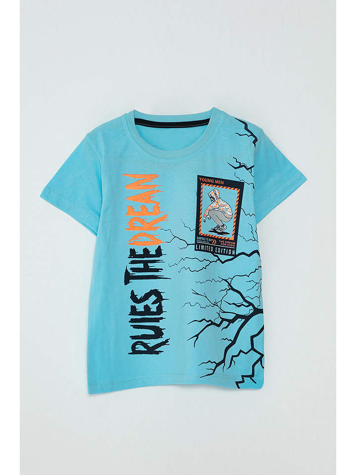 Jack & Roy Koszulka w kolorze błękitnym rozmiar: 122