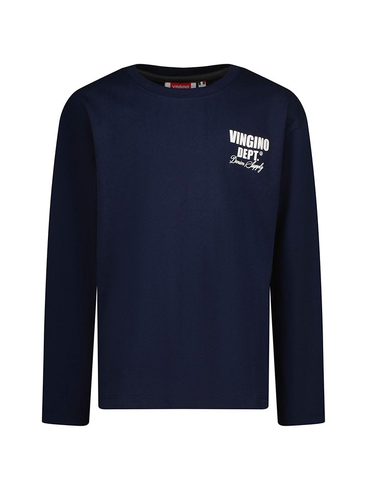 Vingino Koszulka "300" w kolorze granatowym rozmiar: 152