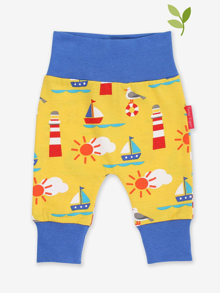 Spodnie w kolorze żółtym