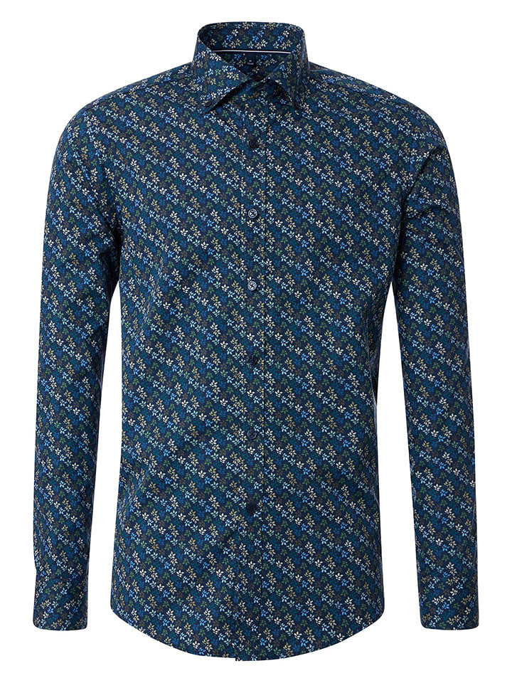 CASAMODA Koszula - Casual fit - w kolorze granatowym rozmiar: XXL