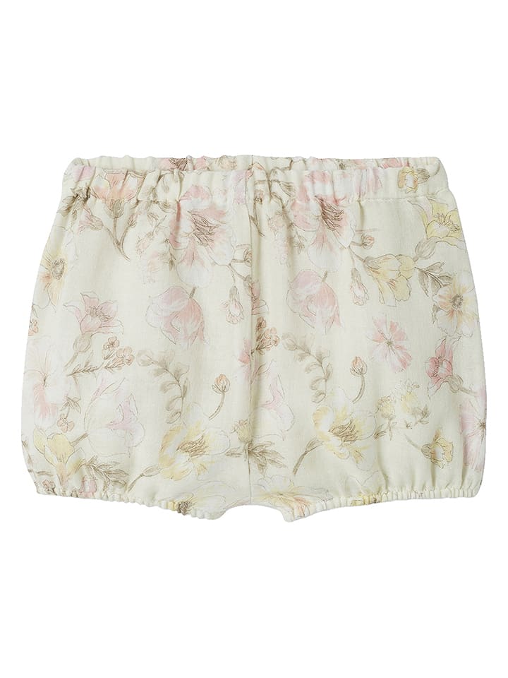 vertbaudet Szorty w kolorze kremowym rozmiar: 74