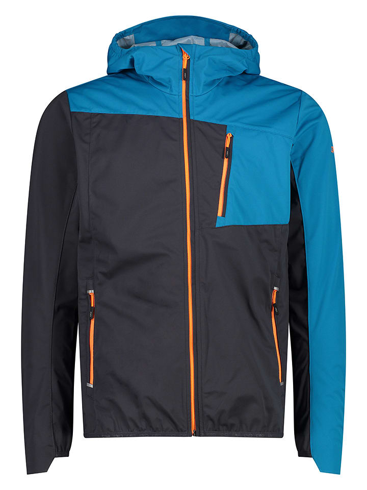 CMP Kurtka softshellowa w kolorze turkusowo-czarnym rozmiar: 56