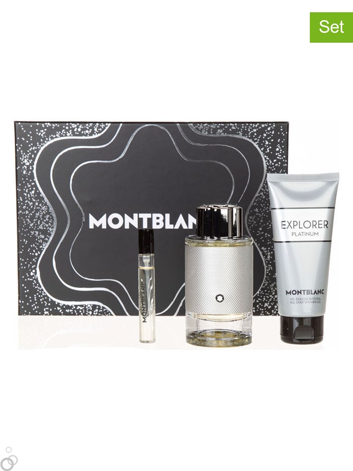 Mont Blanc 3-częściowy zestaw "Explorer Platinum" rozmiar: onesize