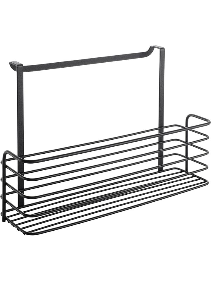 metaltex Kosz wiszący "Lava" w kolorze czarnym - 34 x 22 x 12 cm rozmiar: onesize