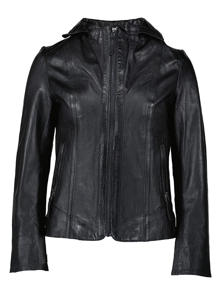 KRISS Skórzana kurtka w kolorze czarnym rozmiar: 44