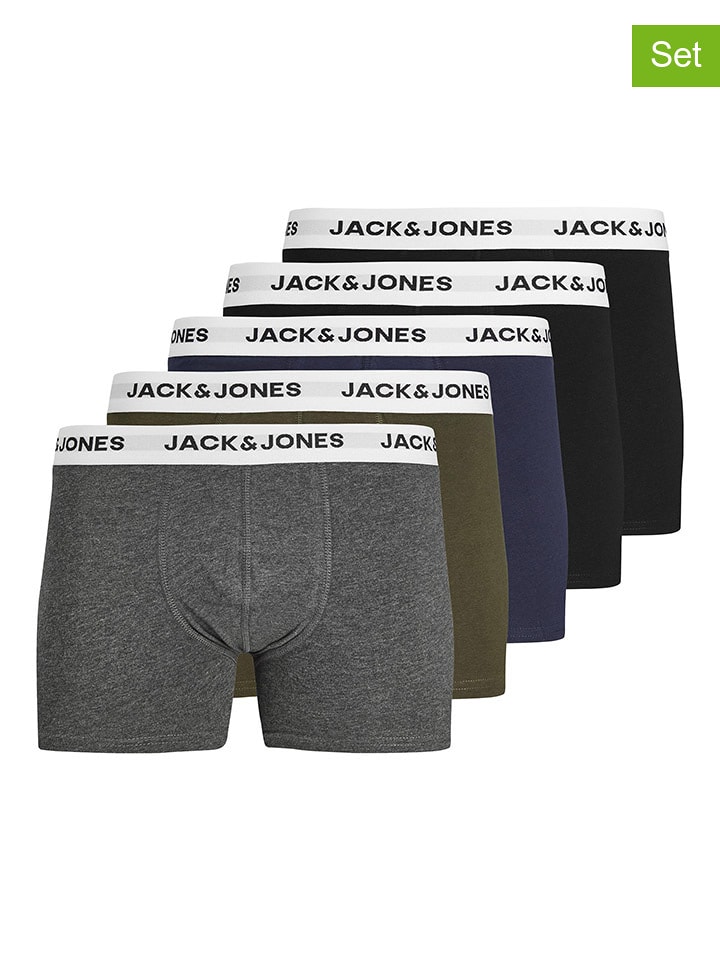 Jack & Jones Bokserki (5 par) w różnych kolorach rozmiar: M