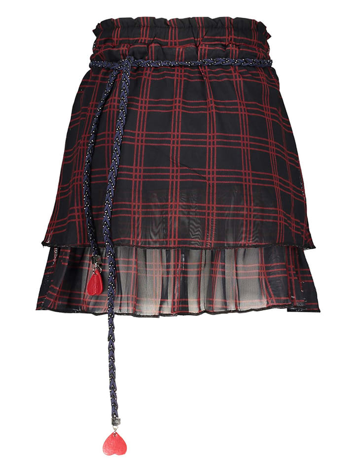 Spódnica "Tori" w kolorze czerwono-granatowym