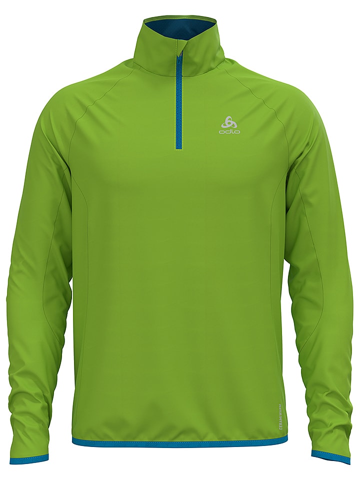 Odlo Bluza polarowa "Crave Ceramiwarm" w kolorze zielonym rozmiar: M