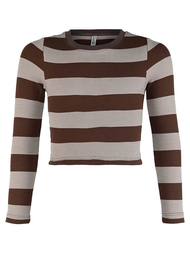 Blue Effect Koszulka w kolorze brązowo-szarobrązowym rozmiar: 128