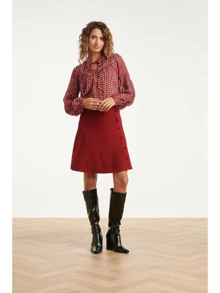 Smashed Lemon Spódnica w kolorze bordowym rozmiar: M