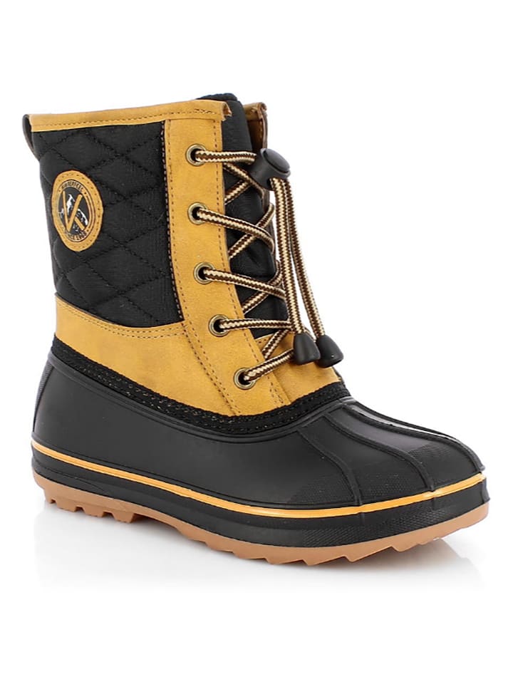 Kimberfeel Kozaki zimowe "Noor" w kolorze jasnobrązowo-czarnym rozmiar: 28