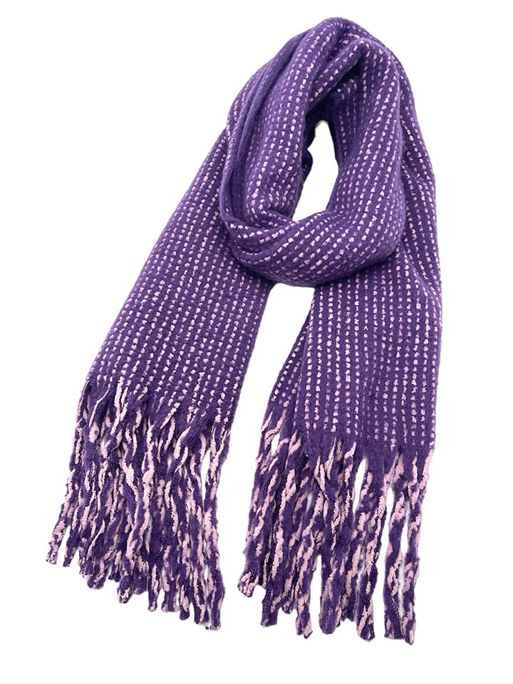 INKA BRAND Szal w kolorze fioletowym - 180 x 90 cm rozmiar: onesize