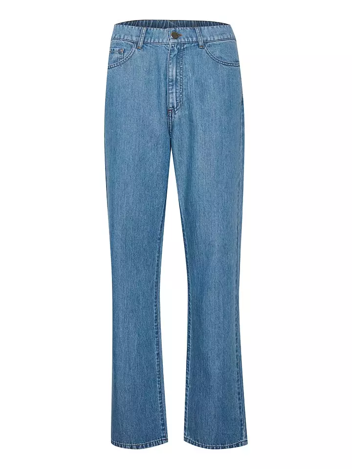 Dżinsy "Elta" - Regular fit - w kolorze niebieskim