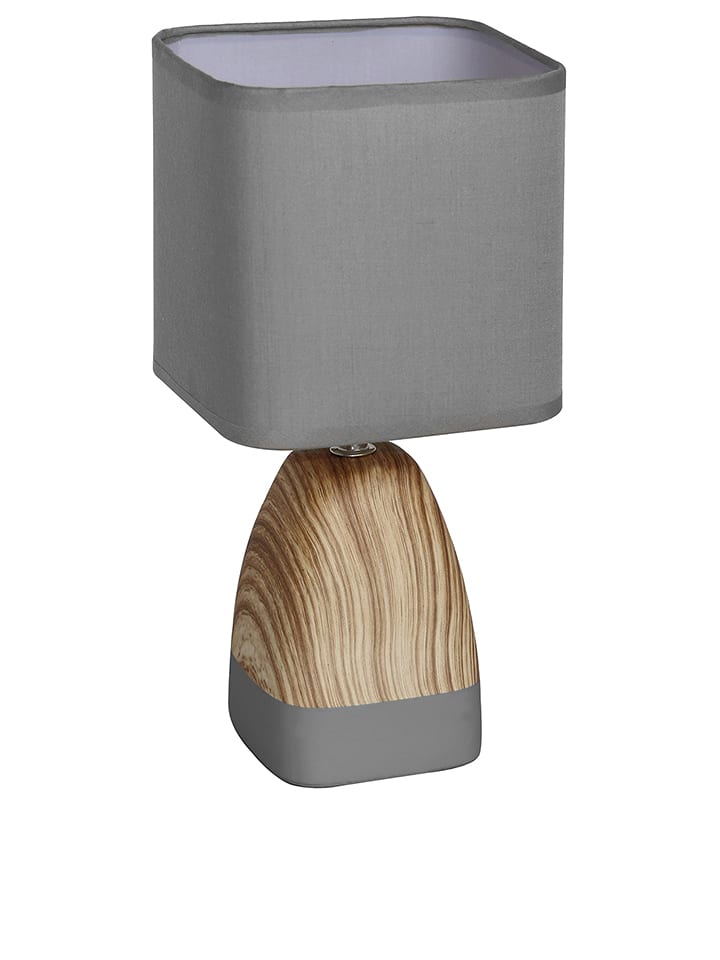 näve Lampa stołowa w kolorze szarym - wys. 31 x Ø 15 cm rozmiar: onesize