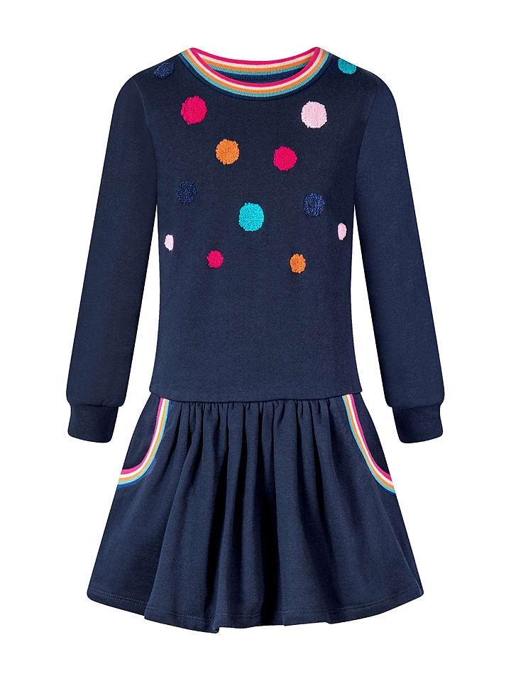 happy girls by Eisend Sukienka w kolorze granatowym rozmiar: 140