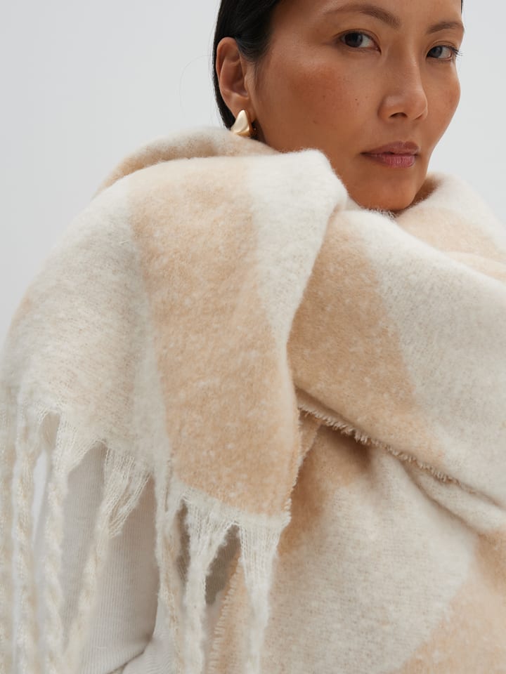 Someday Szal w kolorze kremowo-beżowym - 198 x 66 cm rozmiar: onesize