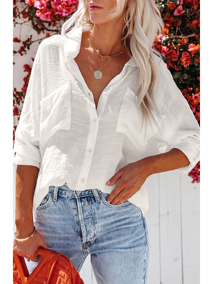 Milan Kiss Koszula w kolorze kremowym rozmiar: L