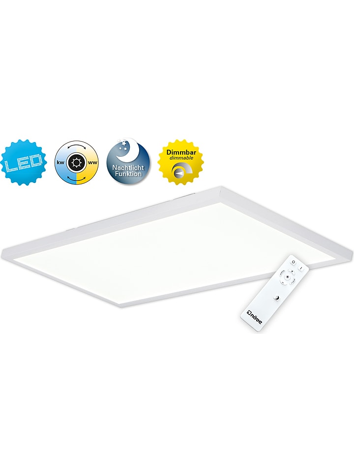 näve Lampa sufitowa LED "Salta" w kolorze białym - 60 x 30 cm rozmiar: onesize