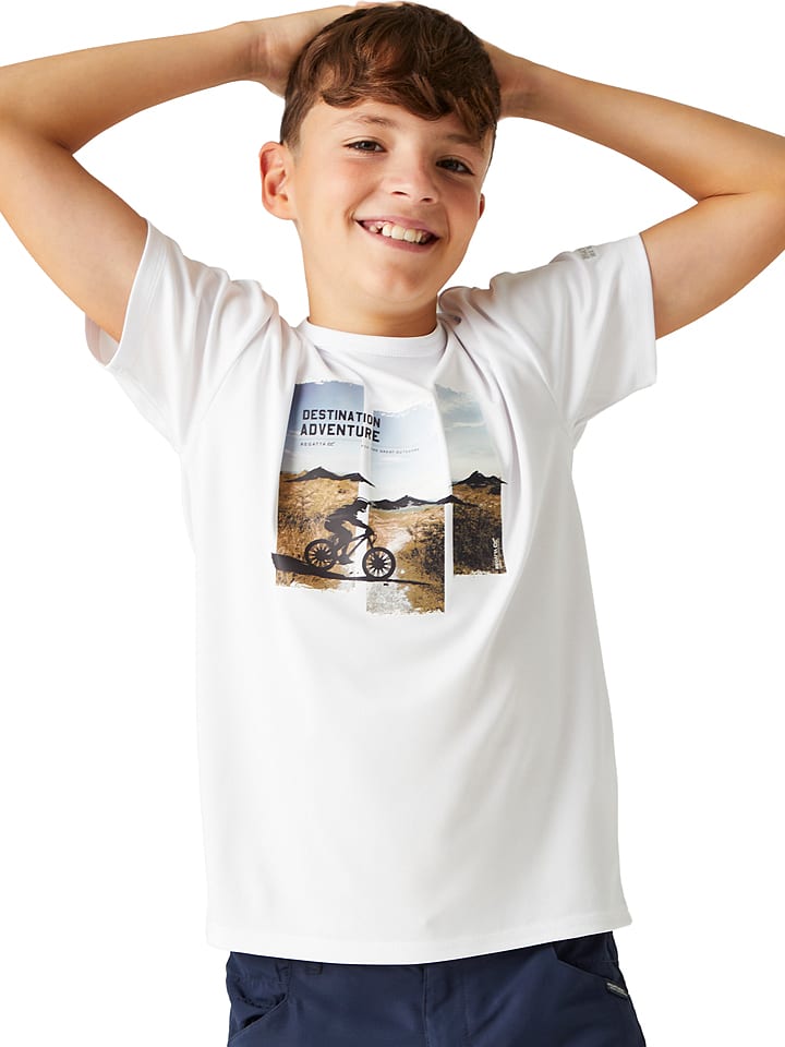 Regatta Koszulka "Alvarado VIII" w kolorze białym rozmiar: 128