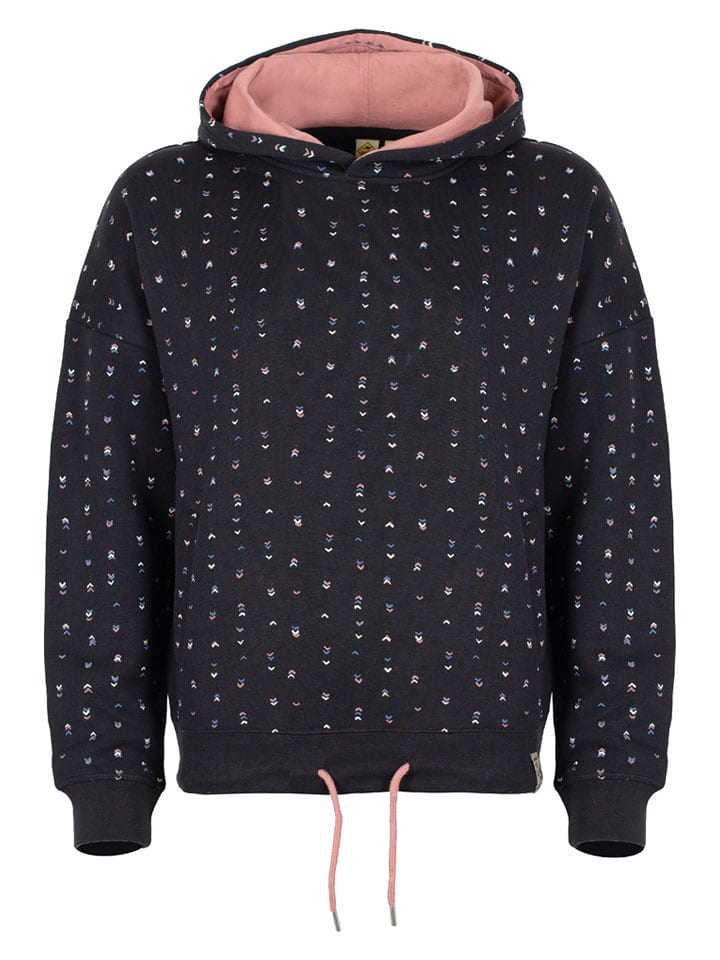 Roadsign Bluza w kolorze antracytowo-jasnoróżowym rozmiar: S