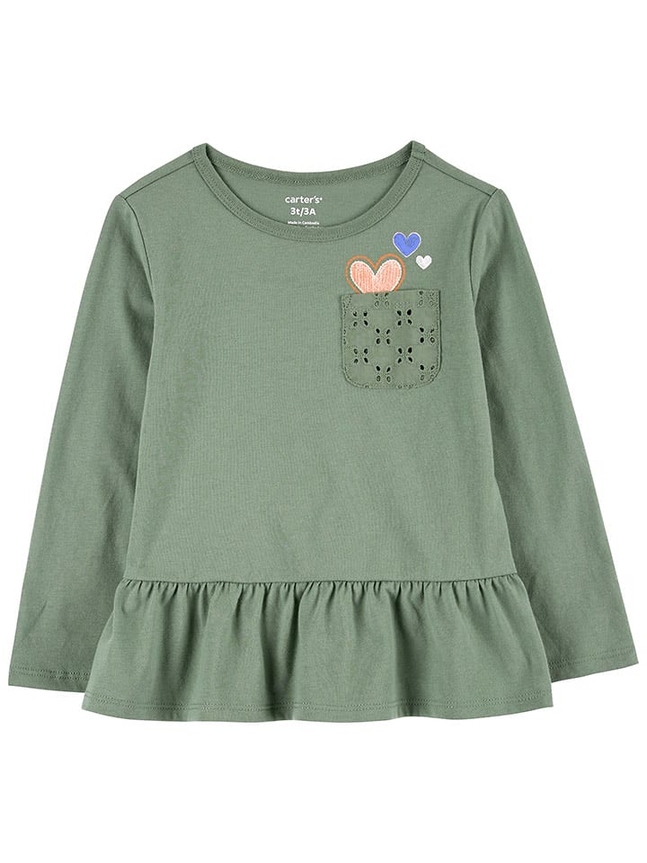 carter's Bluzka w kolorze khaki rozmiar: 110