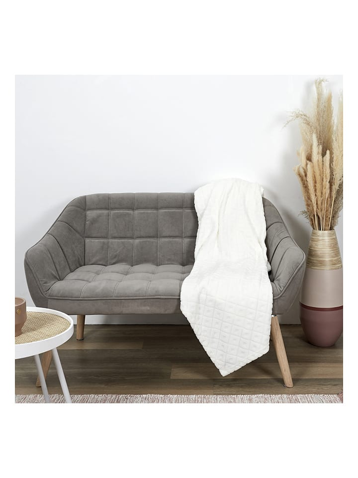 HYGGE Pled w kolorze kremowym - 200 x 140 cm rozmiar: onesize