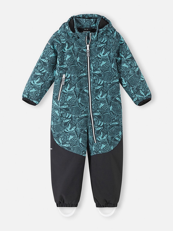 Reima Kombinezon softshellowy "Mjosa" w kolorze turkusowo-czarnym rozmiar: 98