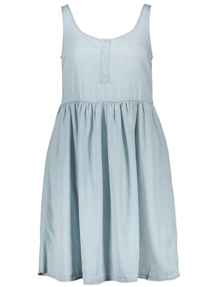 LASCANA Sukienka dżinsowa w kolorze błękitnym rozmiar: 36