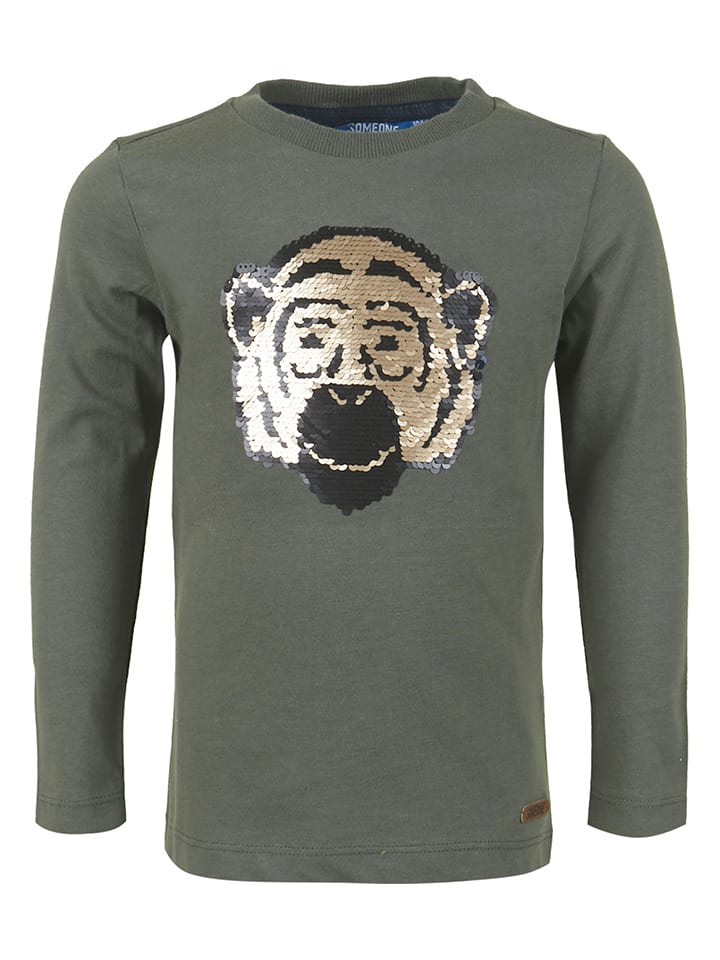 someone Koszulka w kolorze khaki rozmiar: 98