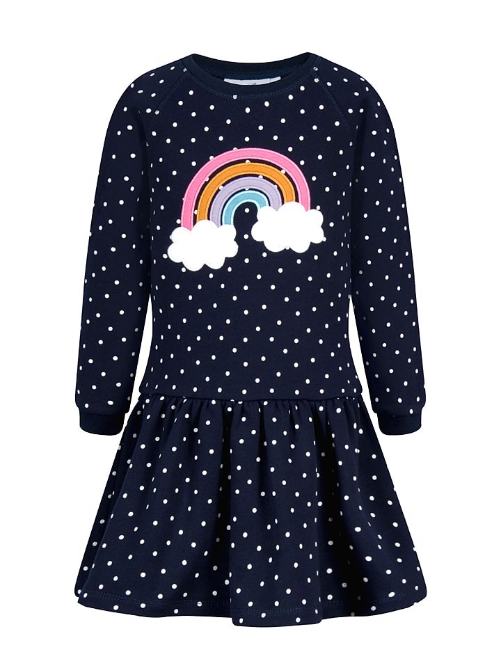 happy girls by Eisend Sukienka w kolorze granatowym rozmiar: 152