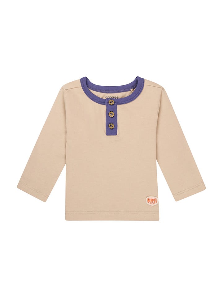 Noppies Koszulka "Olivehurst" w kolorze beżowym rozmiar: 68