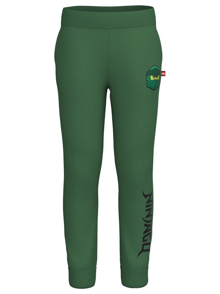 Spodnie dresowe "LEGO Ninjago" w kolorze zielonym