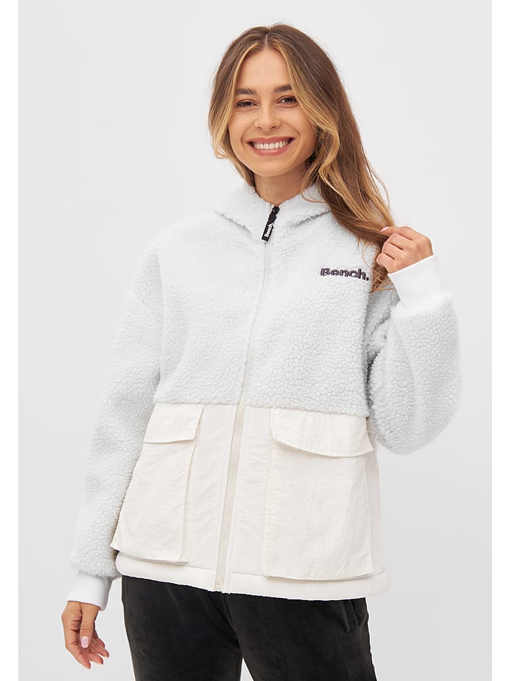 Bench Kurtka polarowa "Sandie" w kolorze białym rozmiar: 38