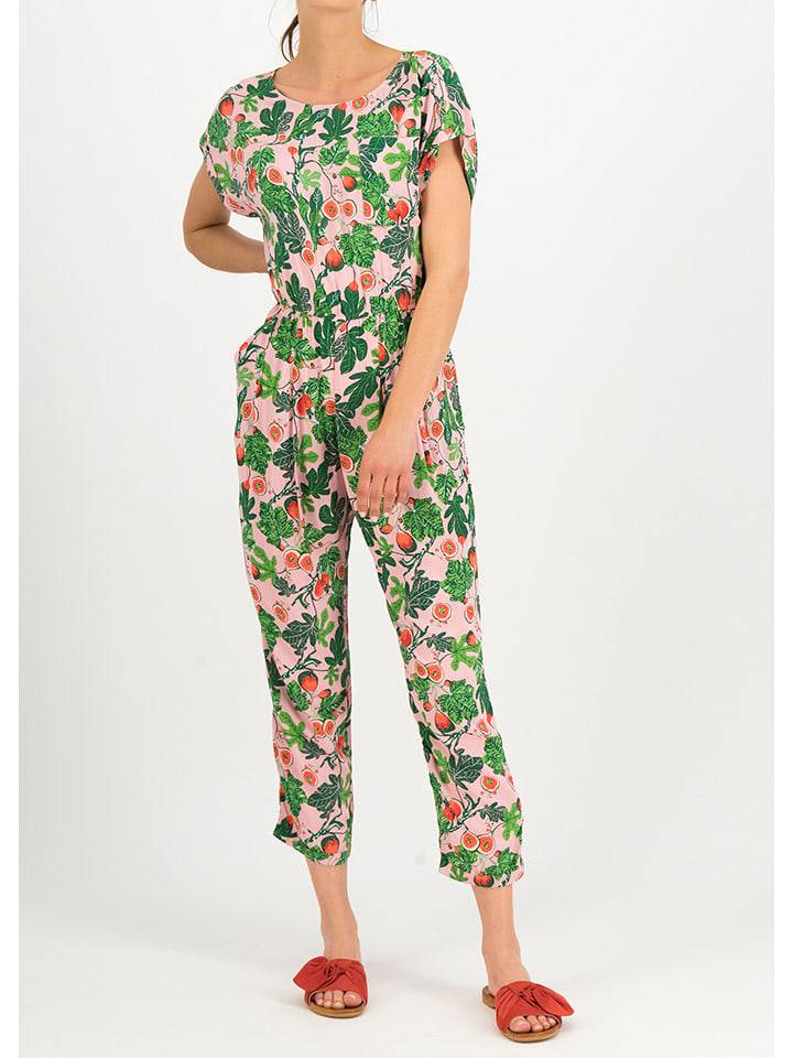 Blutsgeschwister Kombinezony "Très Chic Carrot" w kolorze zielono-jasnoróżowym rozmiar: XL