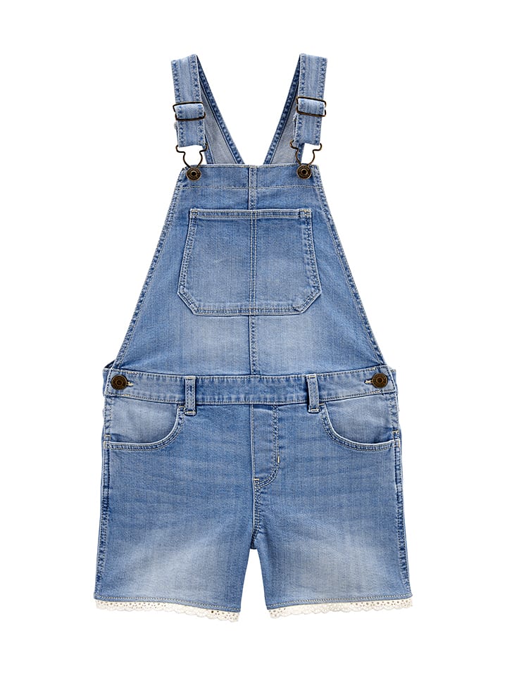 OshKosh Ogrodniczki dżinsowe w kolorze niebieskim rozmiar: 164