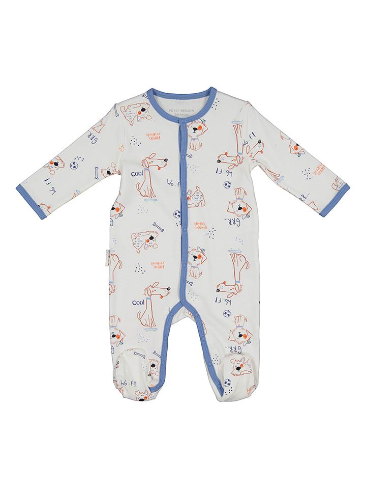 Śpioszki w kolorze białym