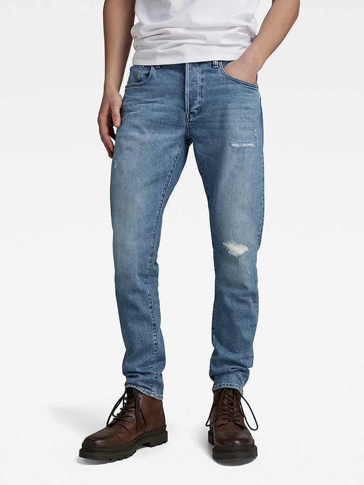 G-Star Dżinsy - Slim fit - w kolorze niebieskim rozmiar: W32/L34