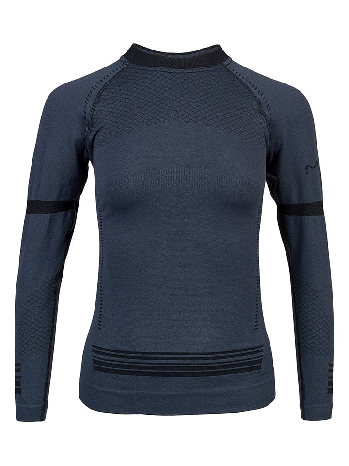 MILO Koszulka termiczna w kolorze zcarno-antracytowym rozmiar: XS/S