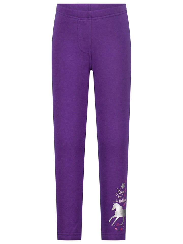 Salt and Pepper Legginsy w kolorze fioletowym rozmiar: 128