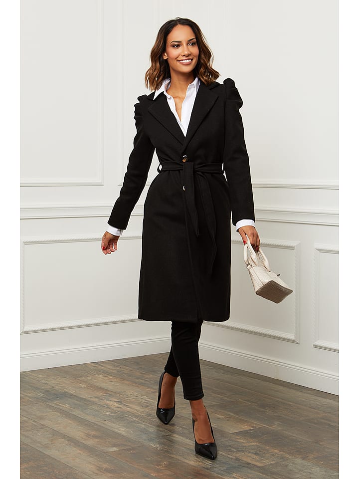 L'armoire de Suzette Płaszcz w kolorze czarnym rozmiar: 42