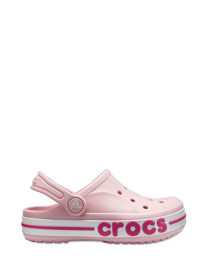 Crocs Chodaki "Bayband Clog Kid's" w kolorze jasnoróżowym rozmiar: 30/31