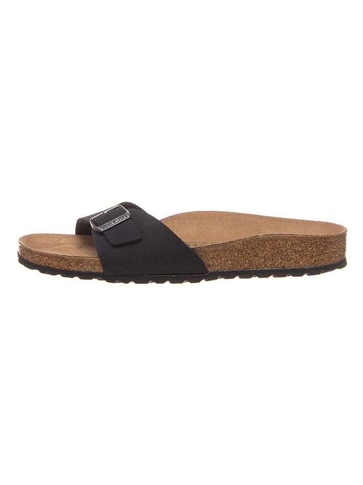 Birkenstock Klapki "Madrid Earthy Vegan" w kolorze czarnym rozmiar: 36
