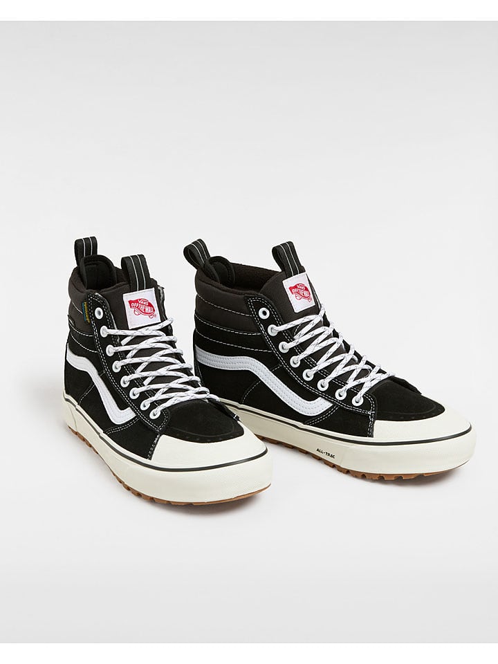 Vans Skórzane sneakersy w kolorze czarnym rozmiar: 36