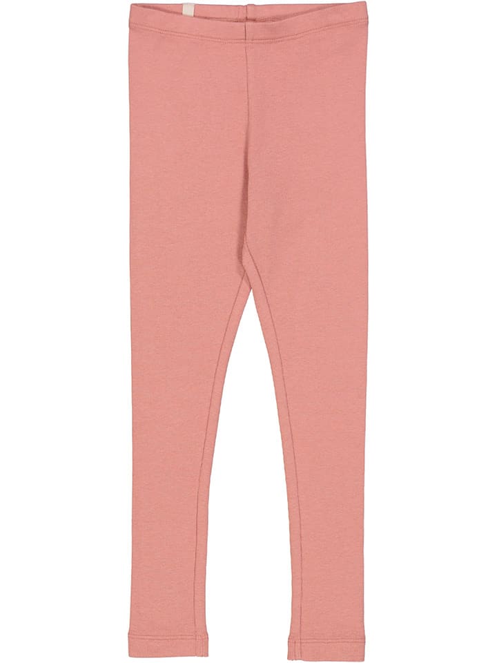 Wheat Legginsy "Rib" w kolorze jasnoróżowym rozmiar: 98