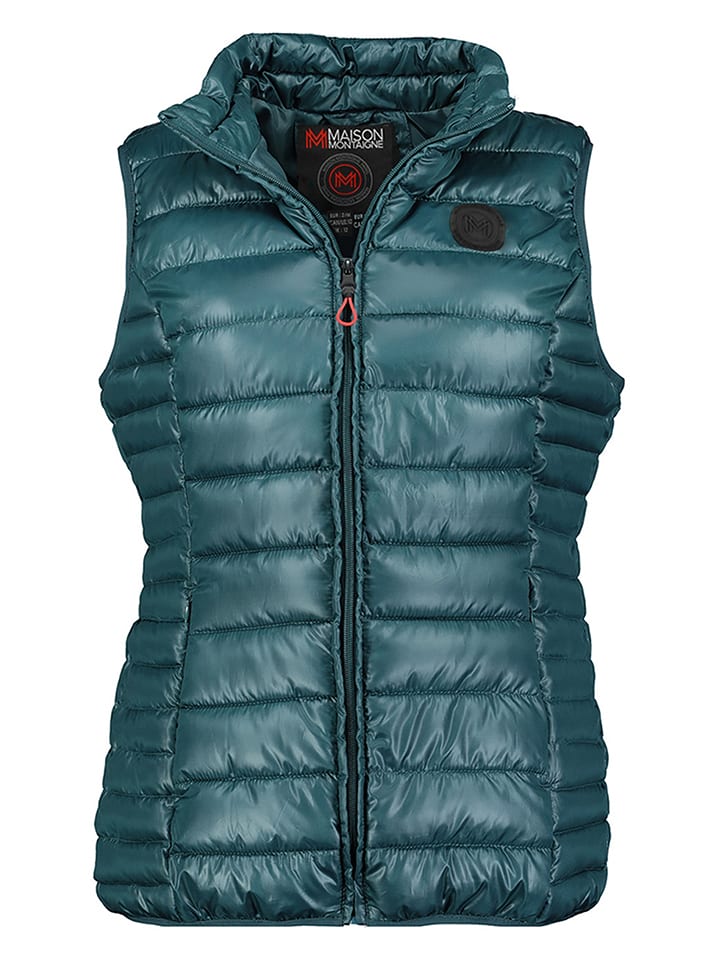 Maison Montaigne Kamizelka pikowana "Annemai" w kolorze morskim rozmiar: L