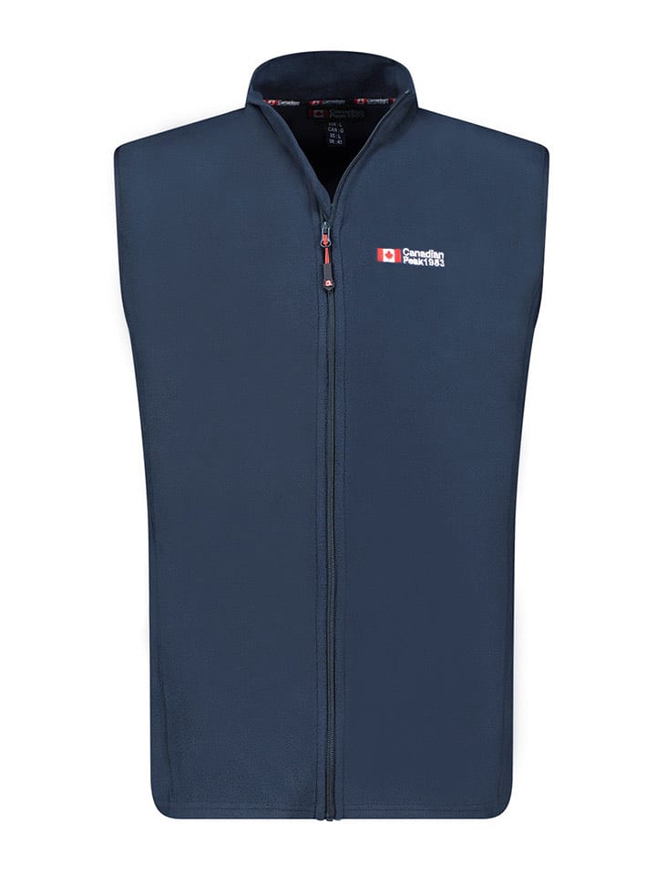 Canadian Peak Kamizelka polarowa "Vugeak" w kolorze granatowym rozmiar: 3XL