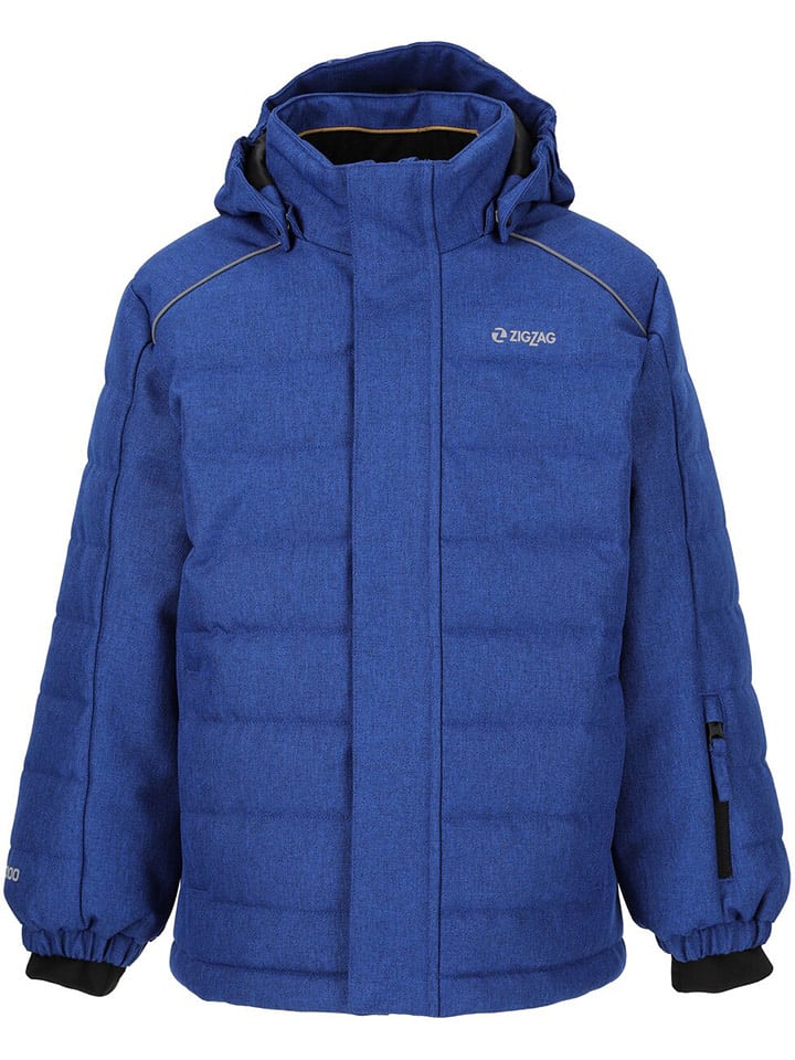 Zigzag Kurtka narciarska "Nino" w kolorze niebieskim rozmiar: 110