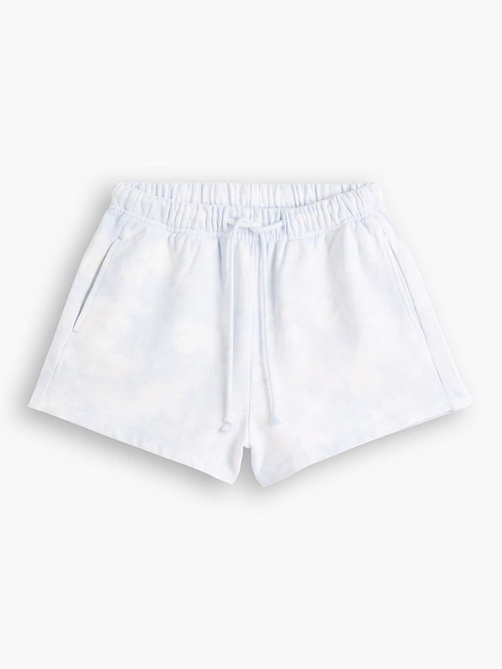 Szorty dresowe "Charlie" w kolorze biało-błękitnym