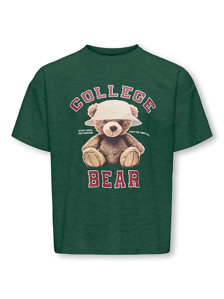 KIDS ONLY Koszulka "Billie" w kolorze zielonym rozmiar: 146/152