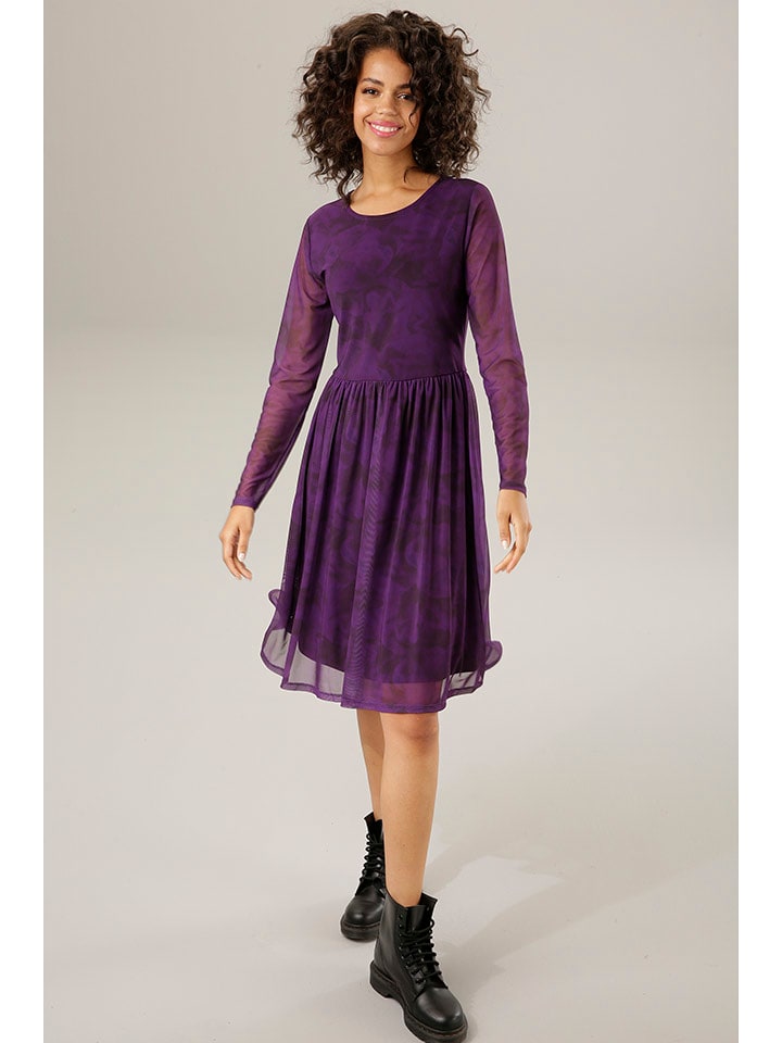 Aniston Sukienka w kolorze fioletowym rozmiar: 46